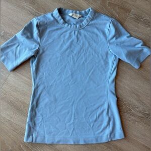 Club Monaco Light Blue Short Sleeve Tee